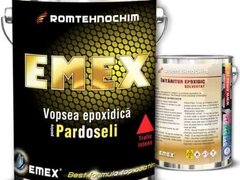 Pachet Vopsea Epoxidica Pardoseala ?Emex? - Maro - Bid. 20 Kg + Intaritor - Bid. 3.50 Kg